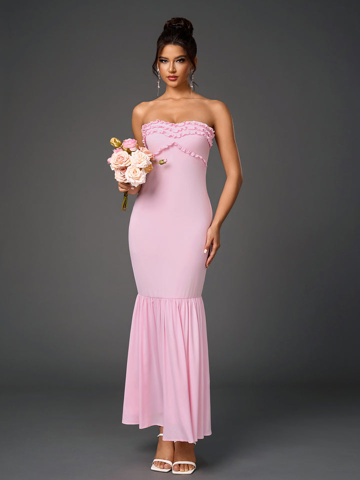 bodycon fishtail maxi dress White O Neck Satin Maxi Dress Women Elegant Bodycon Fishtail Dresses Spring
