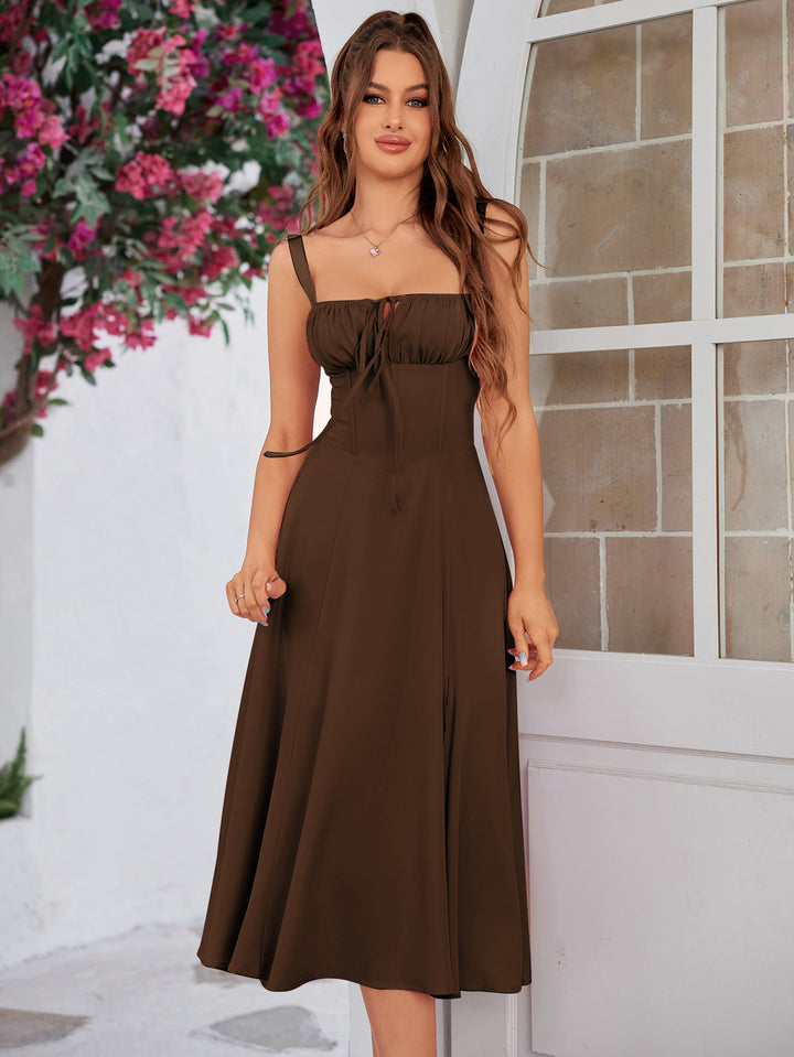 corset sun dress Floral Corset Dresses for Women - Backless Sundress, Mini Floral Bustier, Midriff Waist Shaper, Low Cut, Open Back Summer Dress
