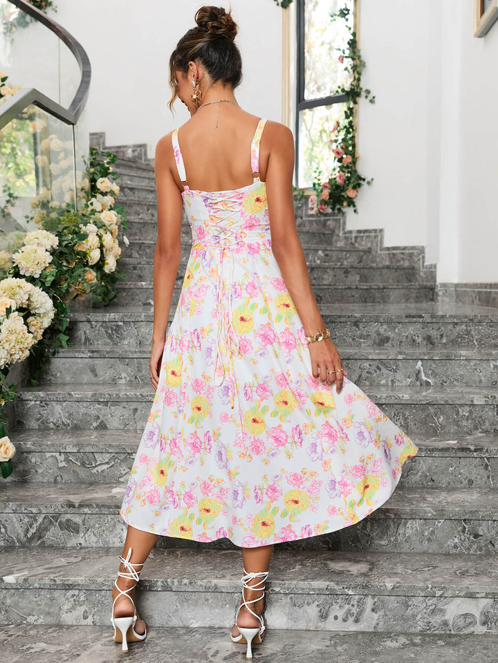 GISELLE Floral Flowy Sun Dress