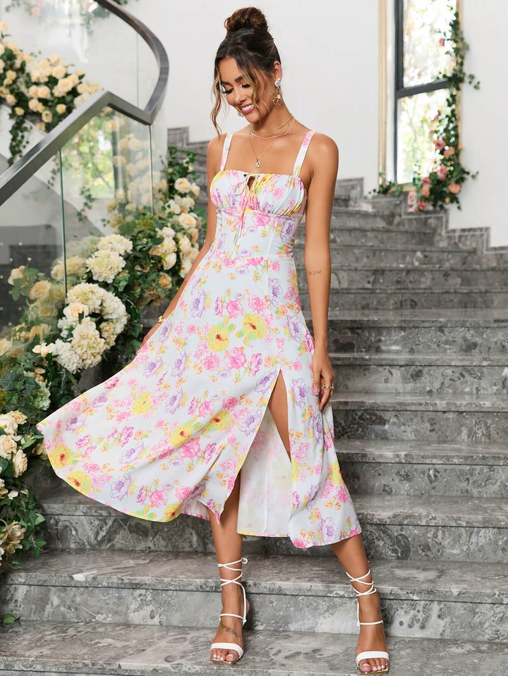 GISELLE Floral Flowy Sun Dress