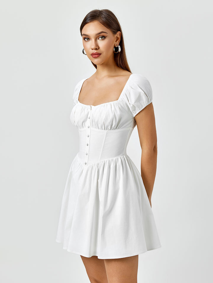 ELASIA Scoop Neck Skater Dress