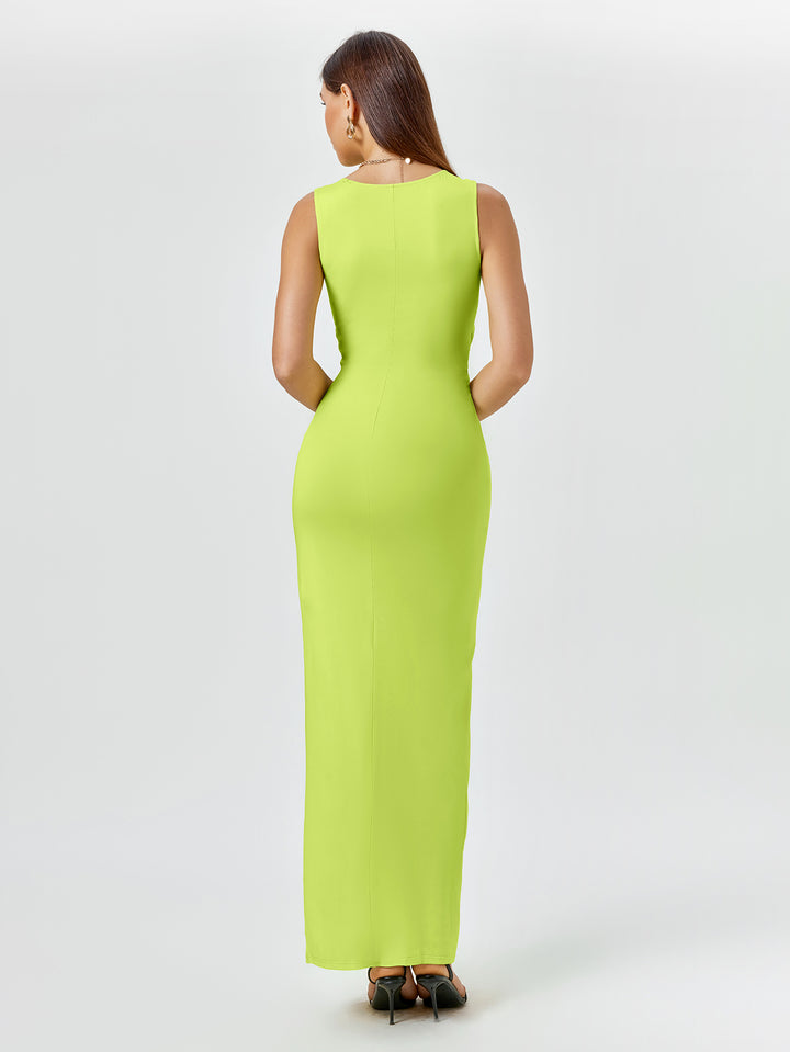 NAJAN Twist Front Maxi Dress