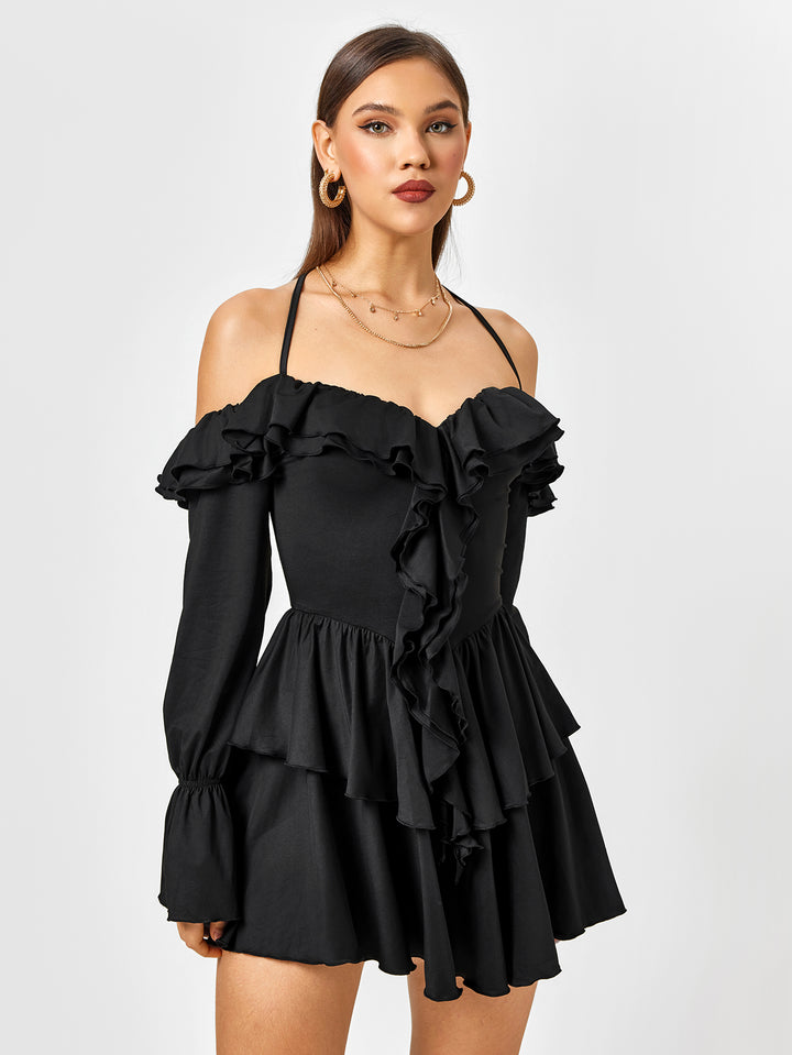 CIANA Ruffle Romance Mini Dress