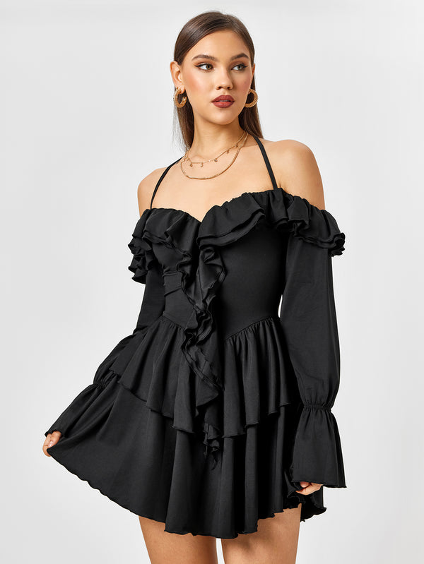 CIANA Ruffle Romance Mini Dress