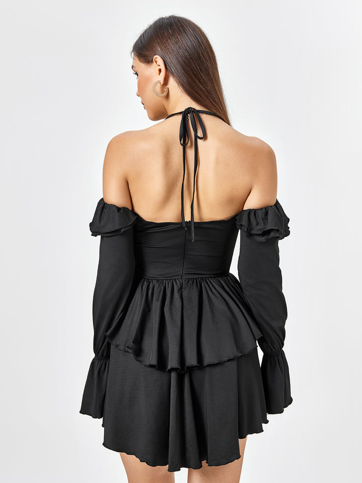 CIANA Ruffle Romance Mini Dress