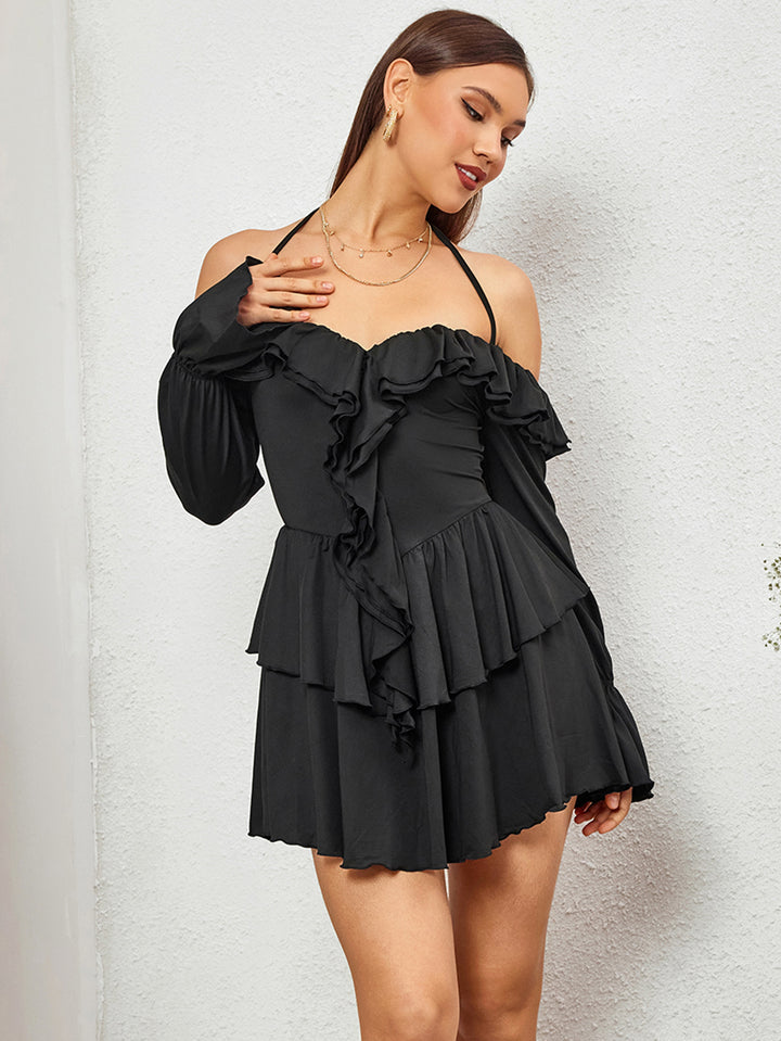 CIANA Ruffle Romance Mini Dress