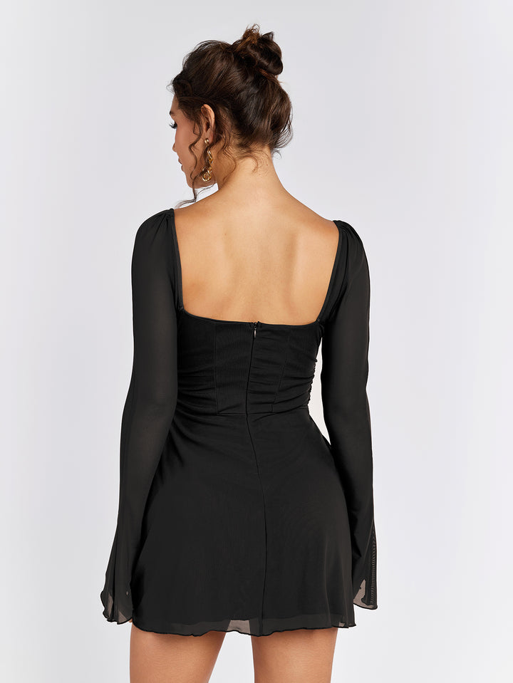 CYAVE Long-Sleeve Skater Dress