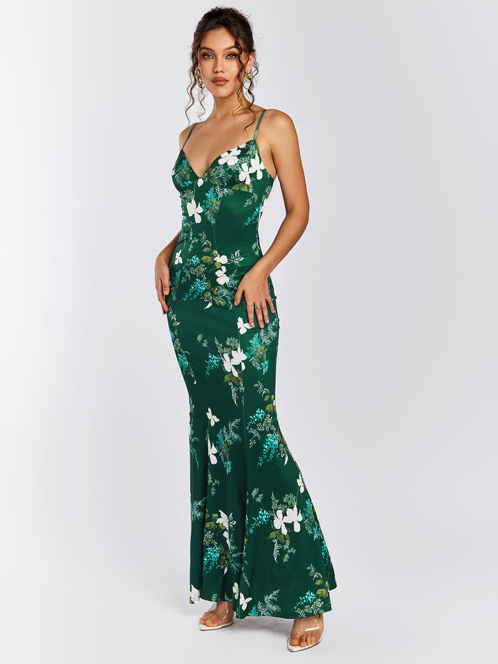 VALSEL Fitted Maxi Dress