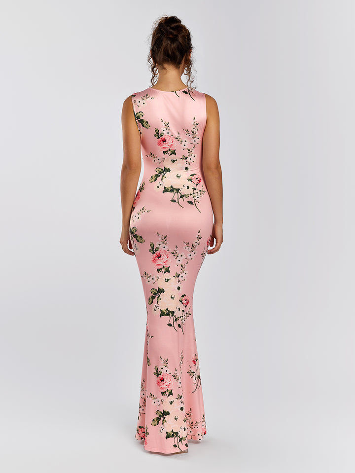 AVERCY Blossom Mermaid Gown Dress