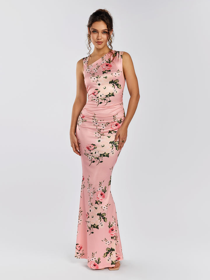 AVERCY Blossom Mermaid Gown Dress