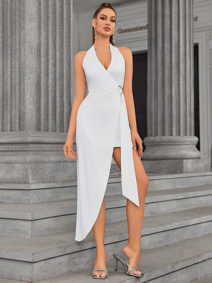 RCYLEA Ethereal Halter Dress